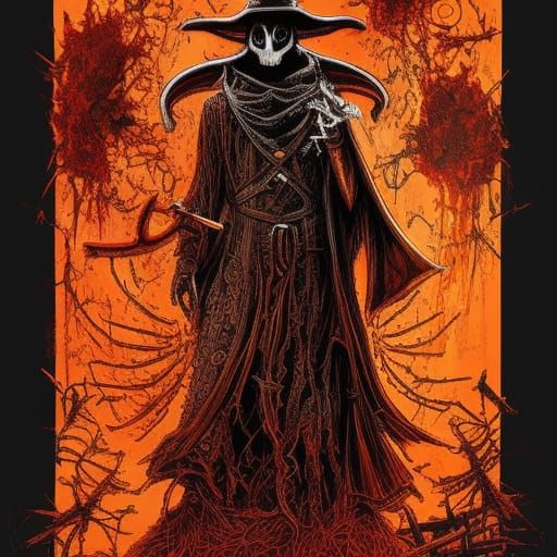 Zombiecore Plague Doctor Concept Art