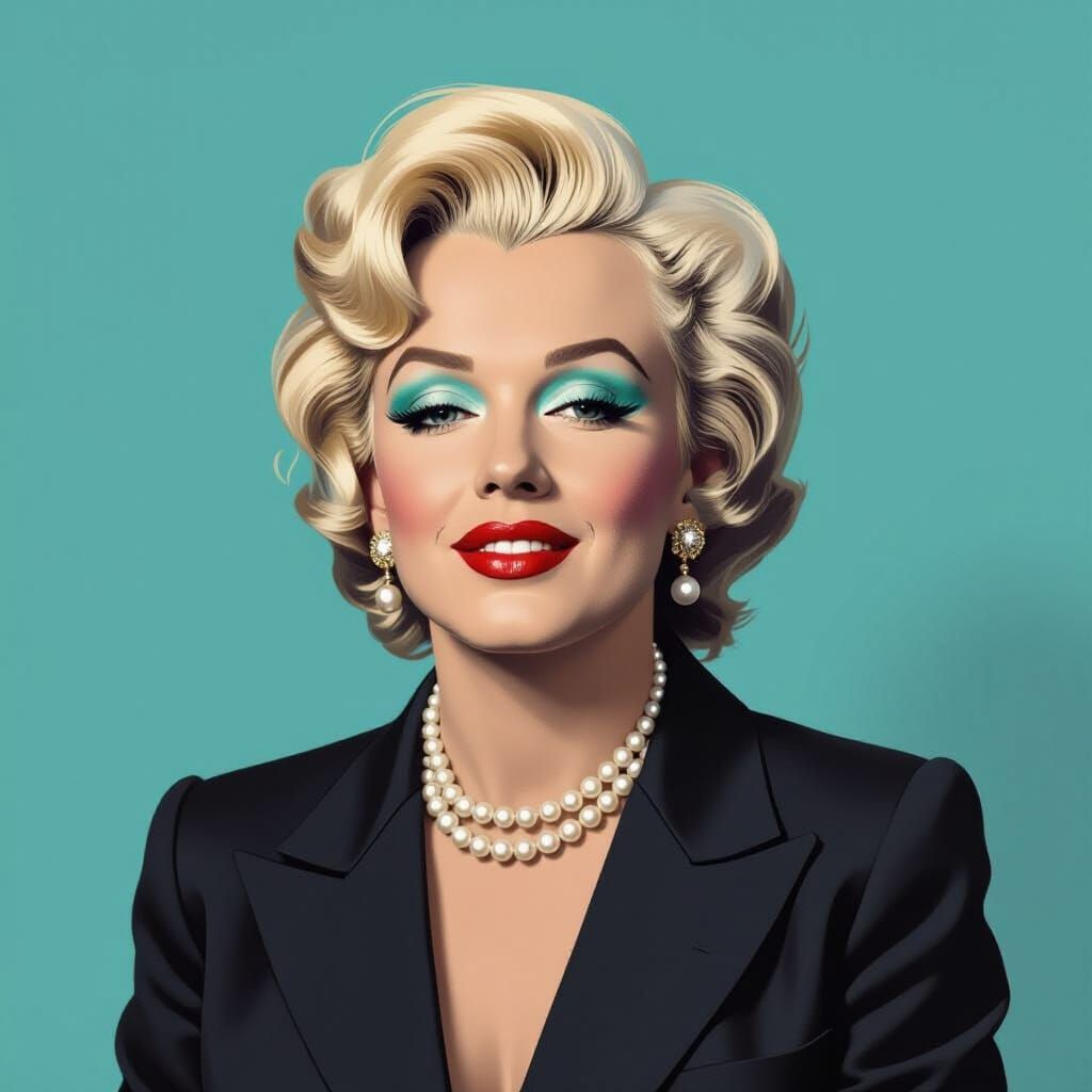 Warhol as Marilyn: A Pop Art Portrait