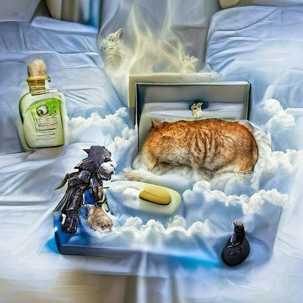 Photorealistic Cat's Last Wish