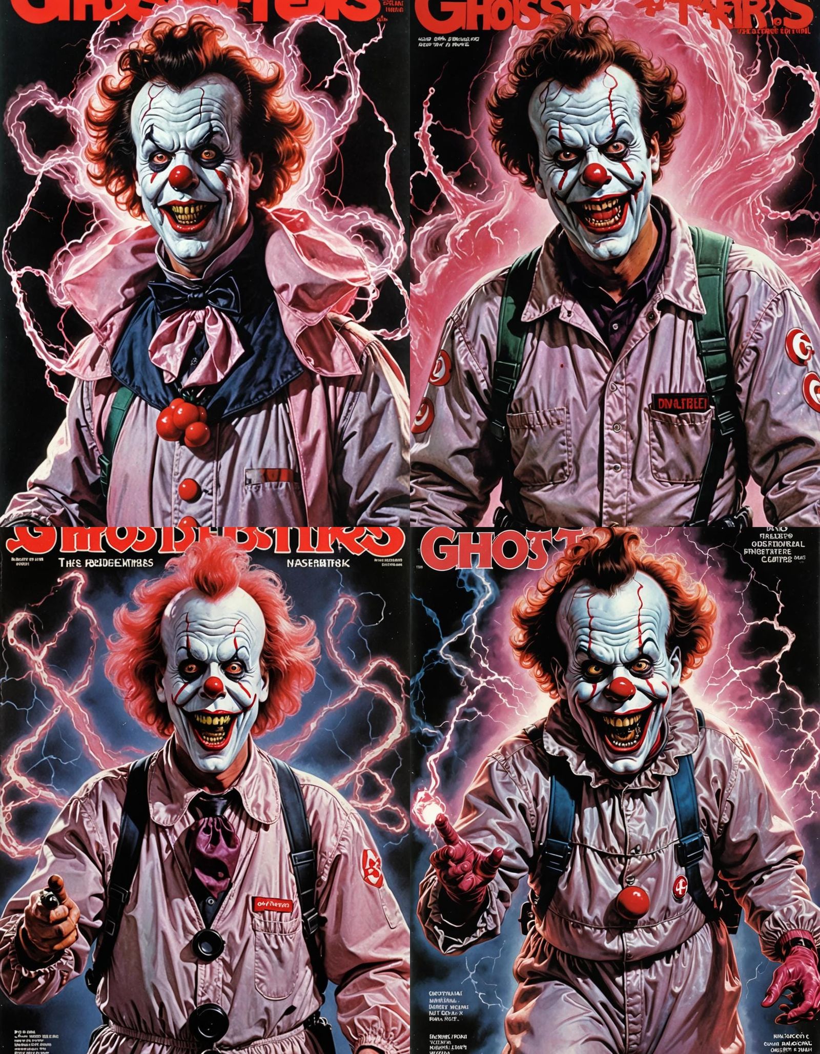 1985 Horror Film Magazine Cover: Killer Clown Pastor