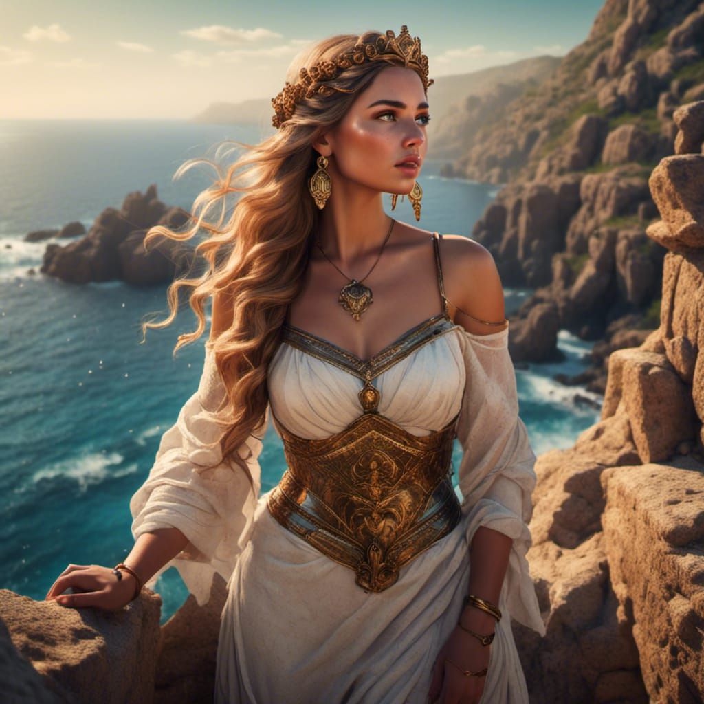 Hyperrealistic Portrait of a Beautiful Woman