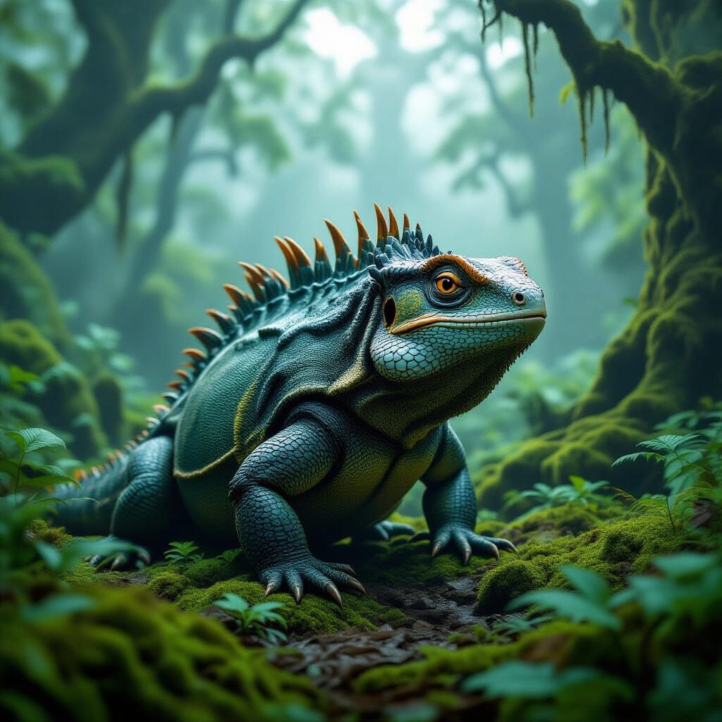 Clyde, Tuatara Rhynchocephalia,