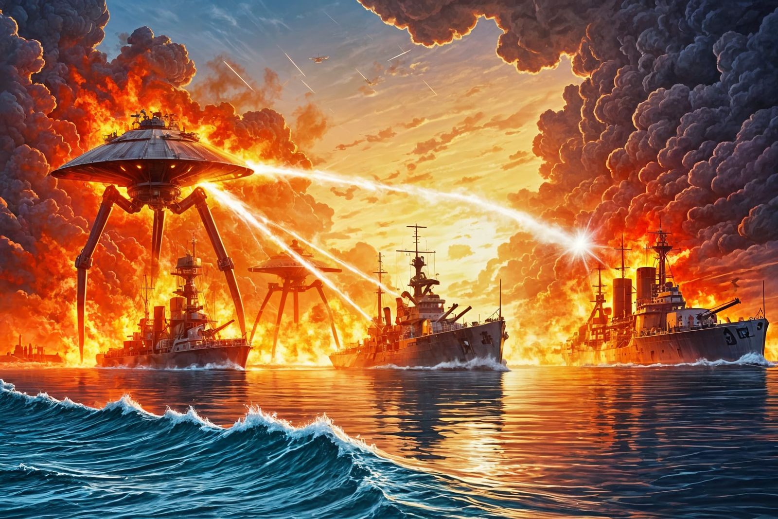 War of the Worlds: Ships Versus Tripods