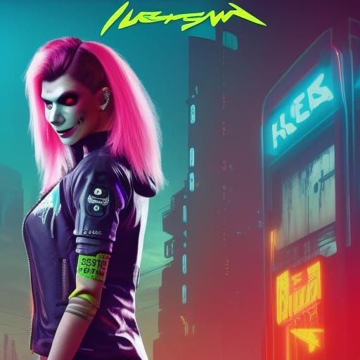 Rebecca Zamolo as a Ghoul in Cyberpunk Neon