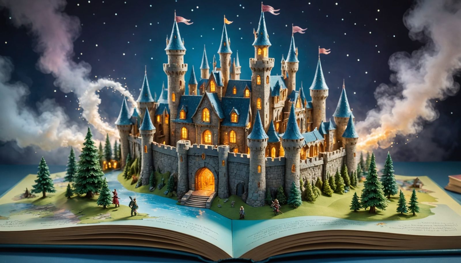 Vibrant Pop-Up Book Reveals Magical Fairy Tale Castle