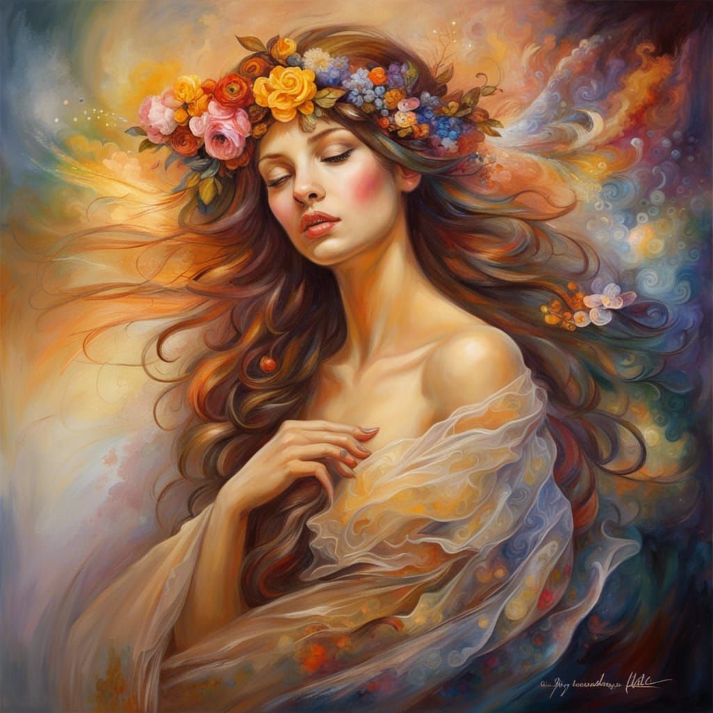 Ethereal Portrait in Style of Classical Masters