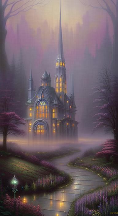 Art Deco Fantasy in Ethereal Style