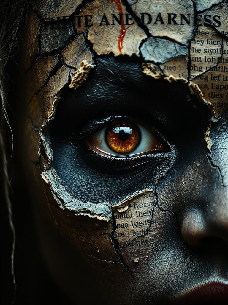 Gothic Horror Movie Poster: The Ghost and the Darkness