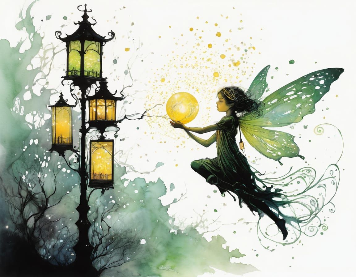 Entangled Light-Bearer with Magical Lantern