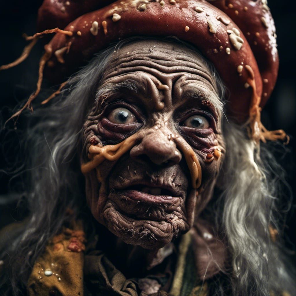 Horror Hotdog Witch in Food Nightmare Land