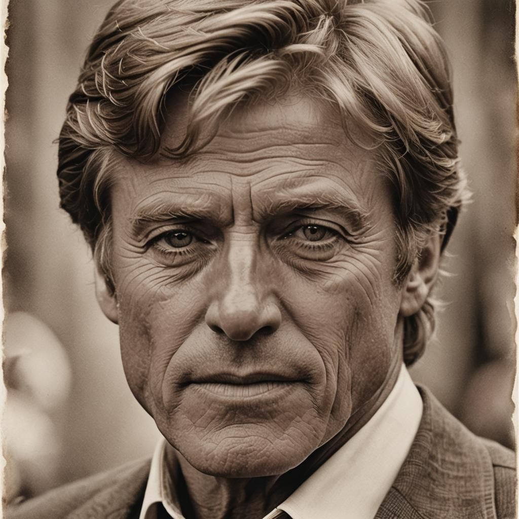 Vintage Portrait of a Man with Sepia Tone