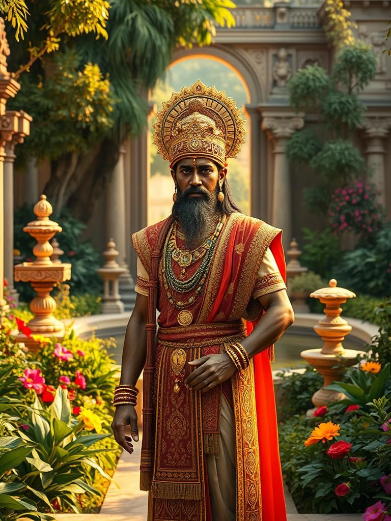 "Ashoka the Great", Emperor of Magadha and third ruler of th...