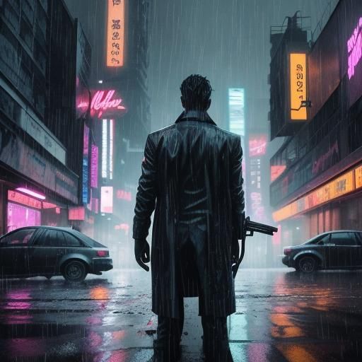 Dystopian City: Hard Boiled Detective in Neon Noir