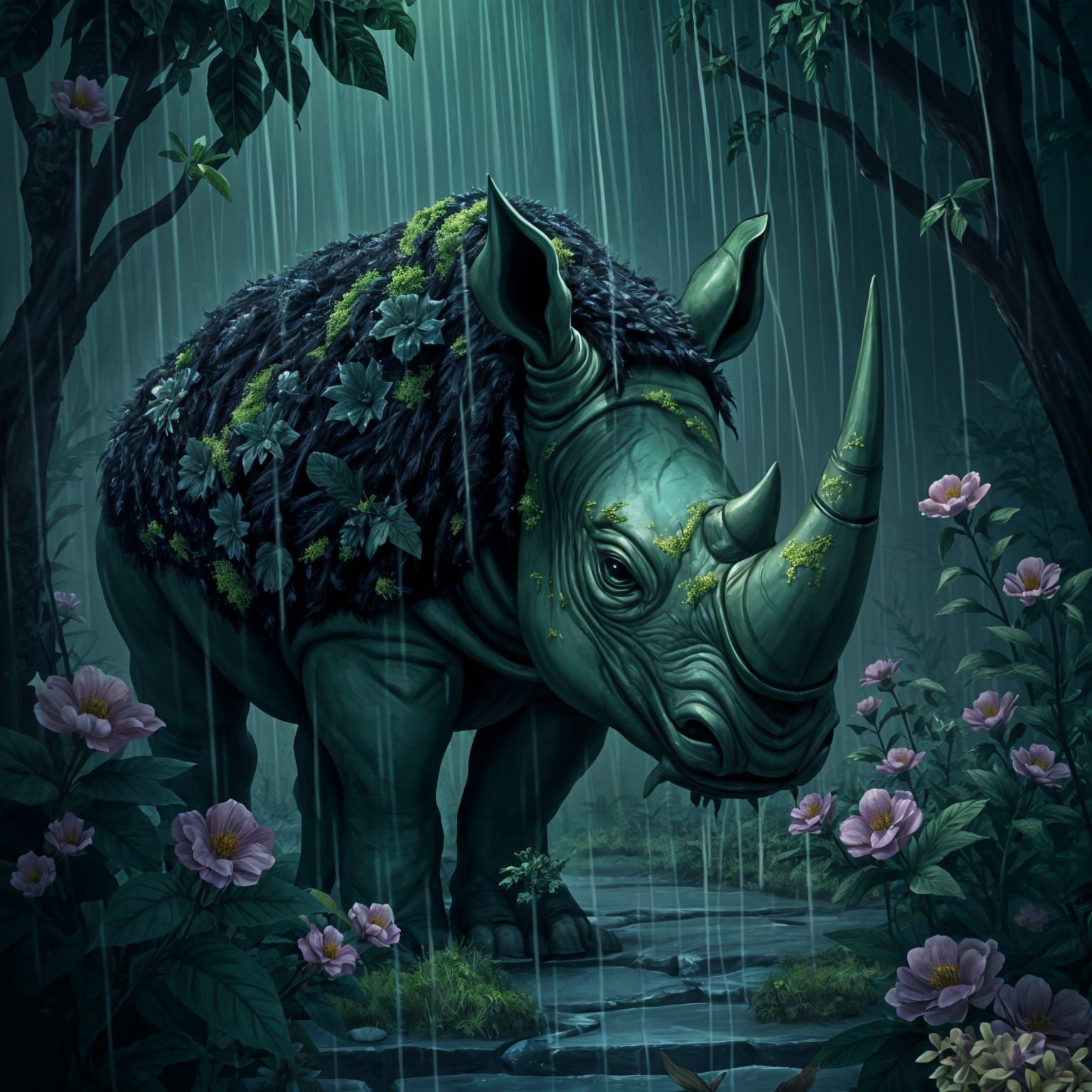 Jungle Rhino Camouflage