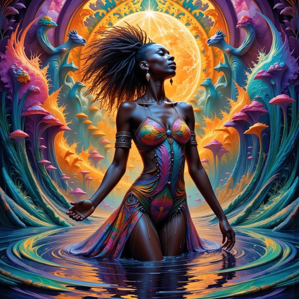 African Goddess Emerges from Lake Victoria