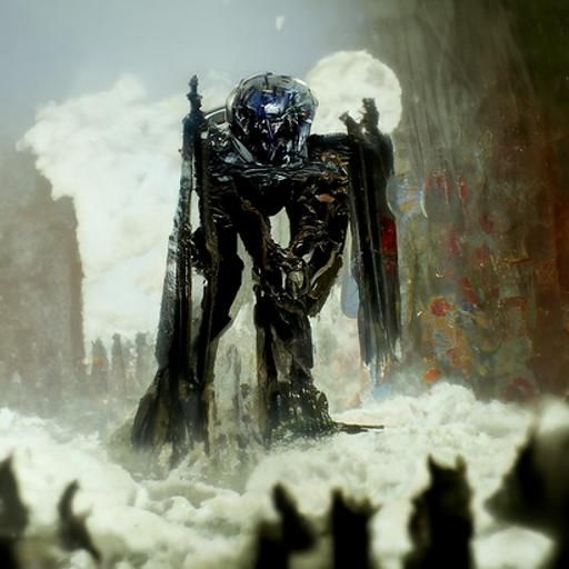 Megatron in Horror Style