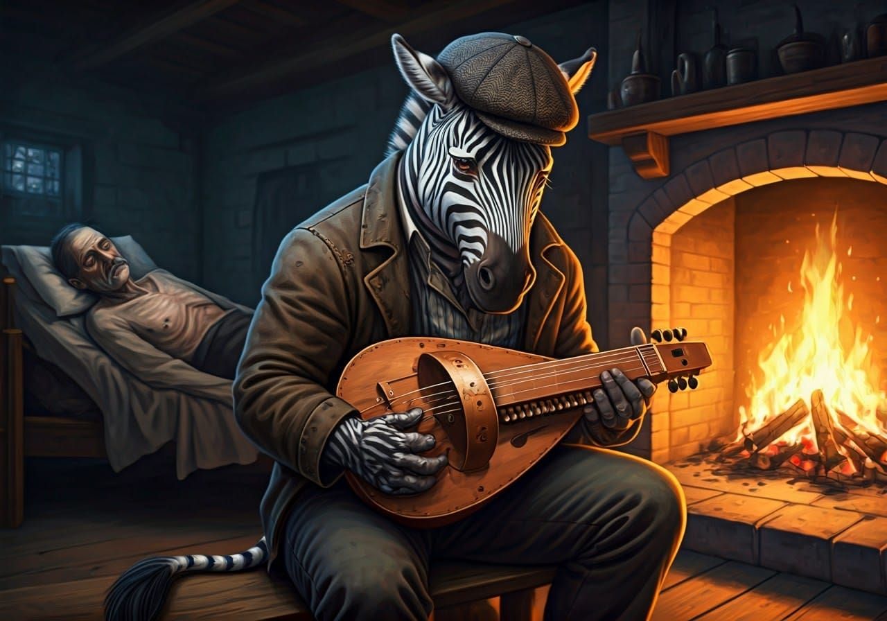 A Haunted Zebra-Man Confronts his Past