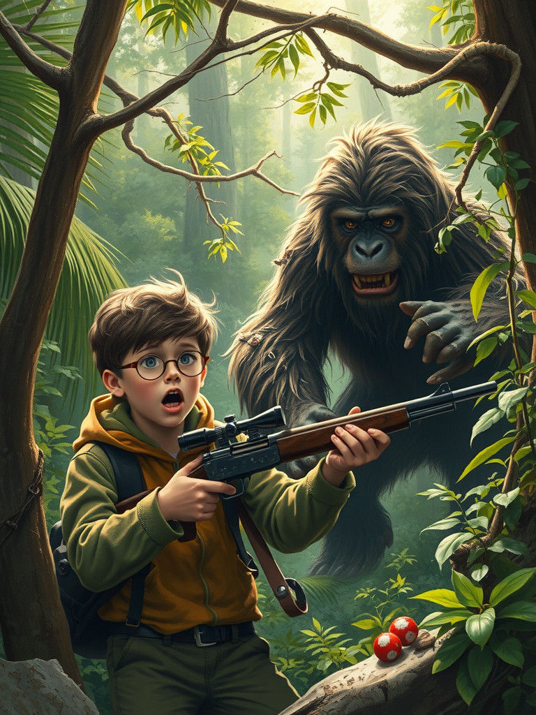 Terrified Hunter Encounter in Primordial Forest