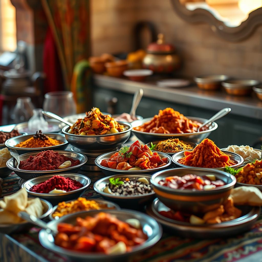 Surreal Omani Still Life in Vibrant HDR