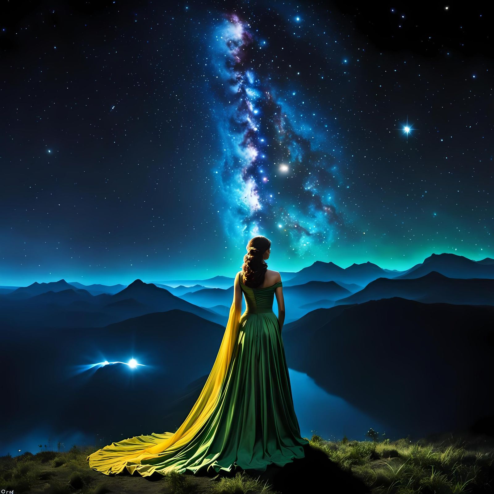 Spectacular Galaxy Art Image