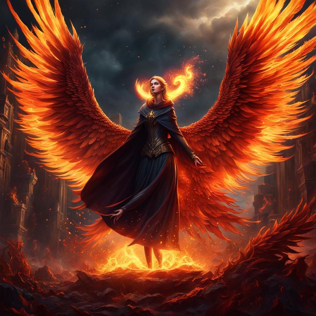 Fantasy Witch Rebirth in Detailed Digital Art