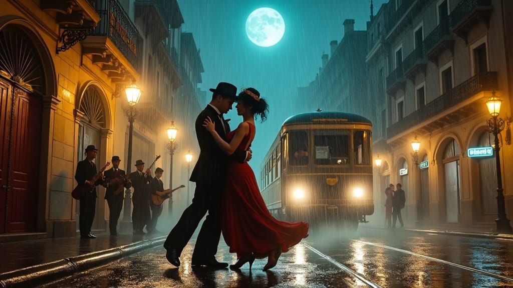 Passionate Tango in 1920s Buenos Aires