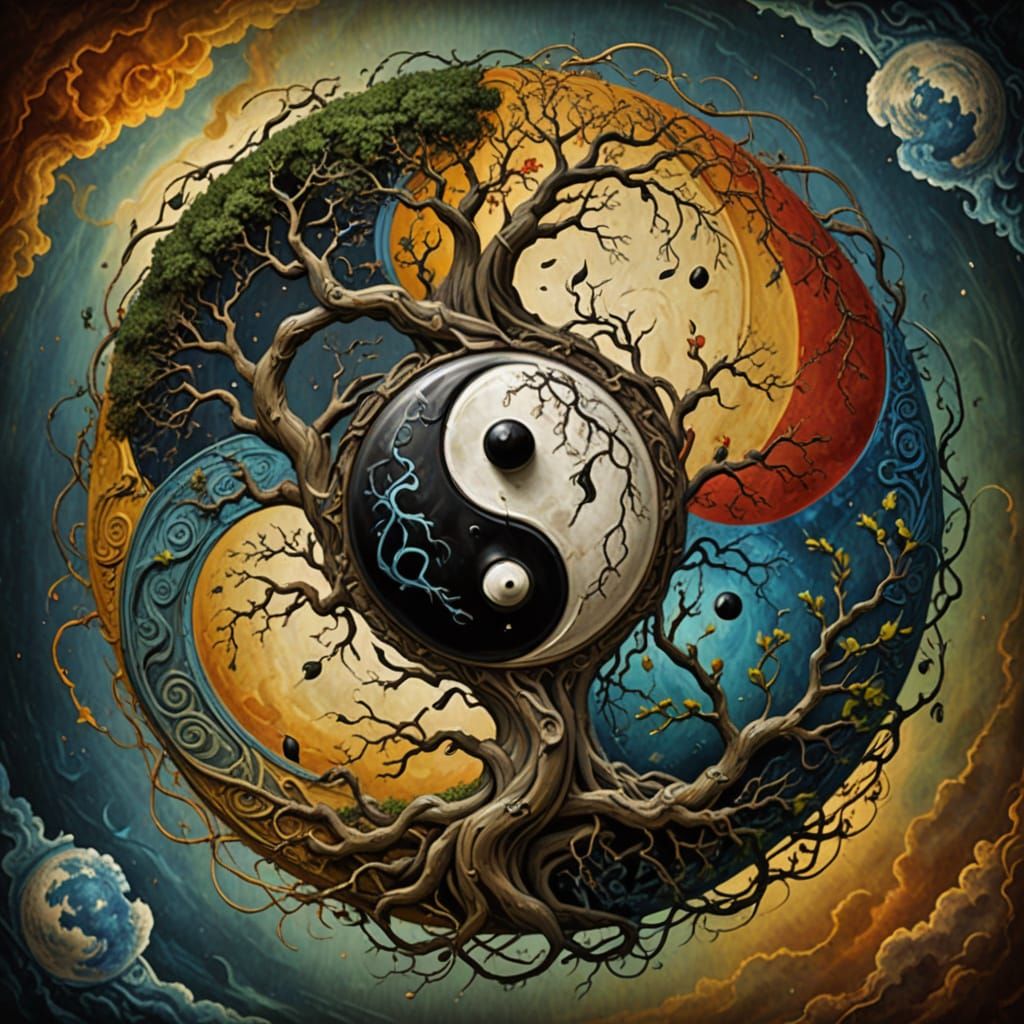 Surreal Yin Yang Duality in Harmony