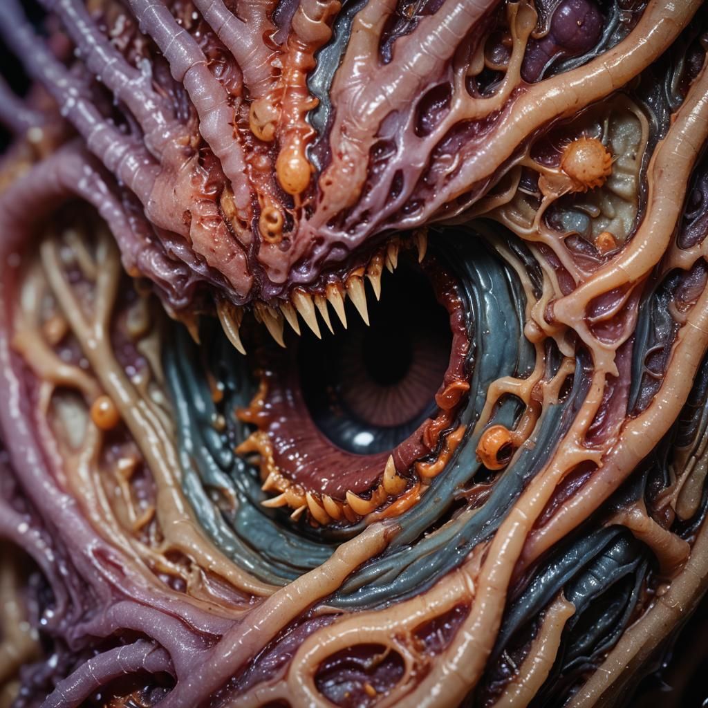 Detailed Macro Photo of Insect Embryo