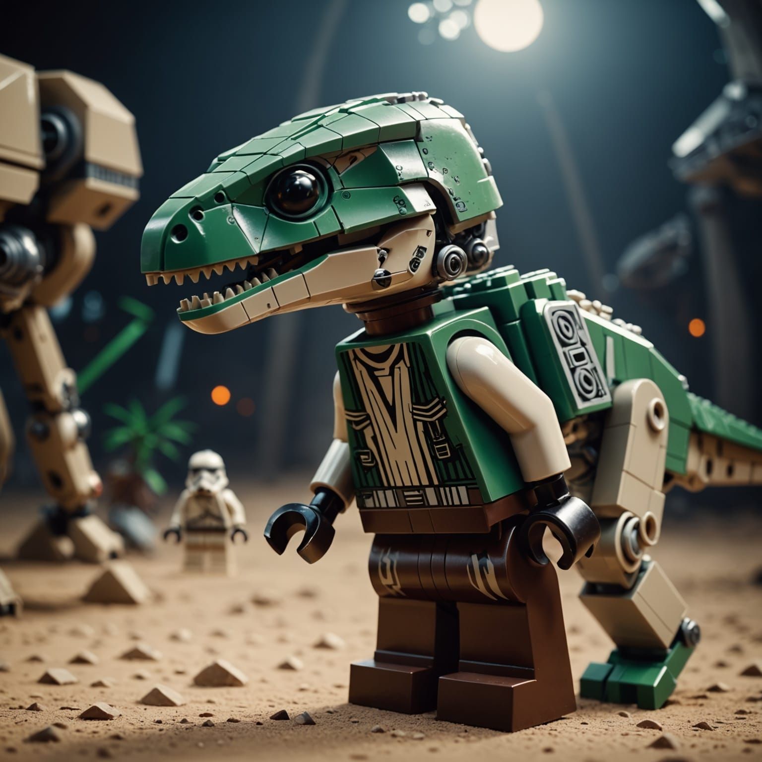 Lego Star Wars Cinematic Film Still