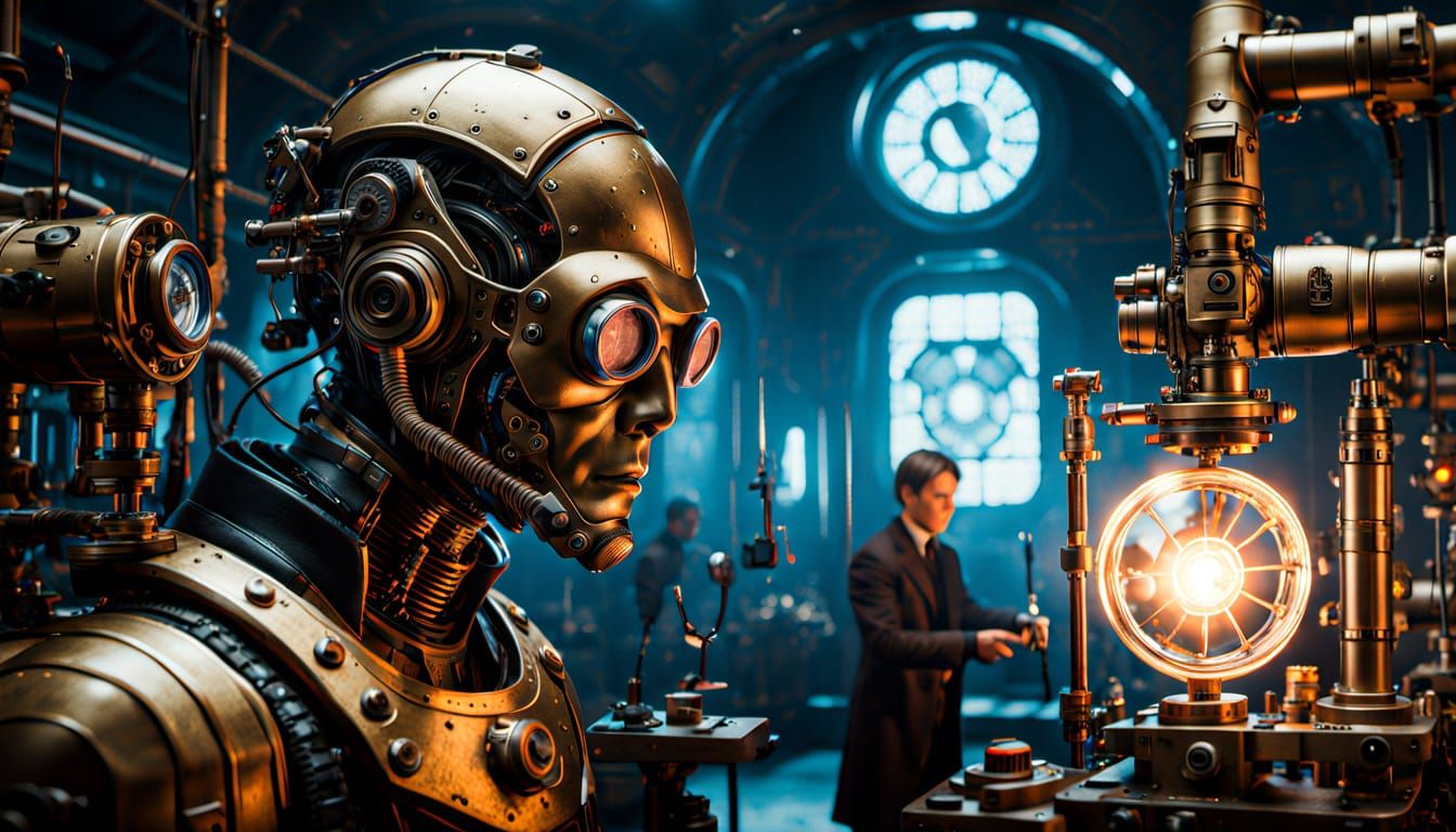 Steampunk Scientist Brings Frankenstein's Monster to Life