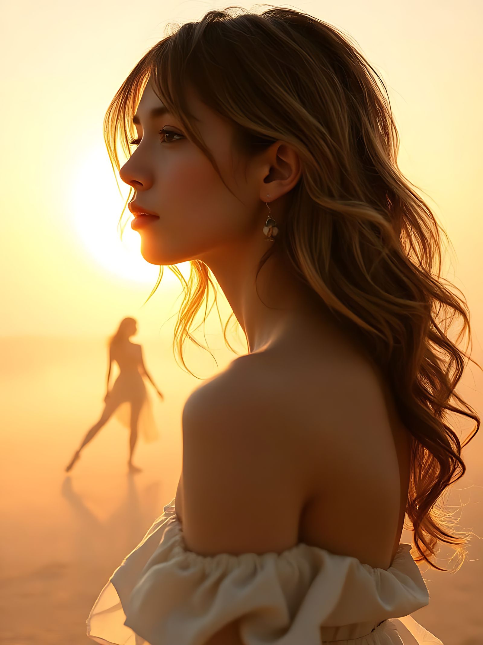 Dawn Dance: Unsettling Art in Sunlight