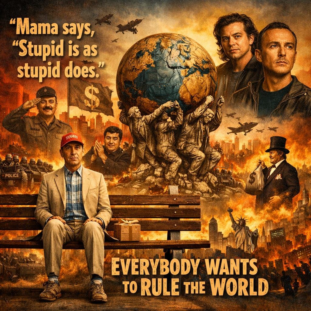 AI Image of a World Domination Concept