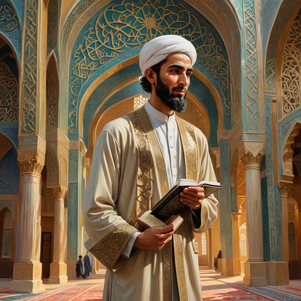 Prophet Muhammad in Islamic Golden Age, Impasto Style