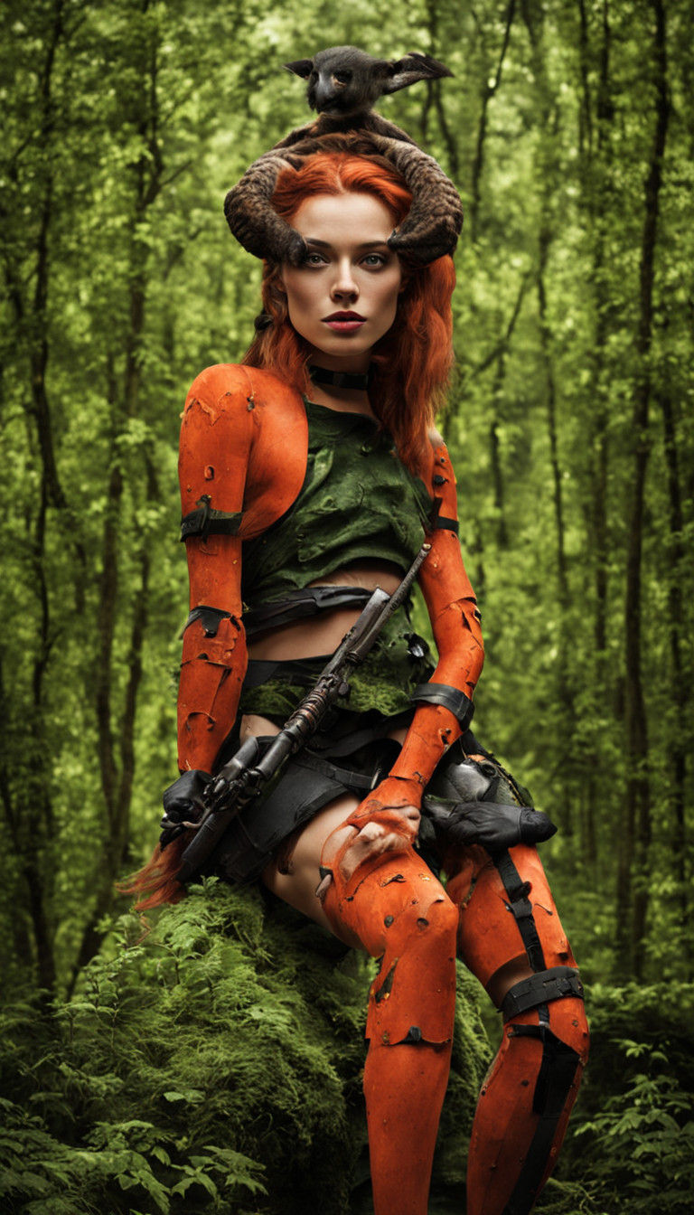 Sensual Indian Woman with Long Hair and Bra