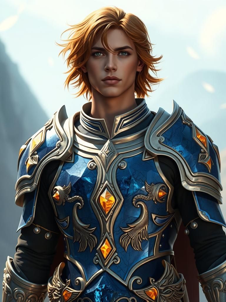 polished gemstone armor,