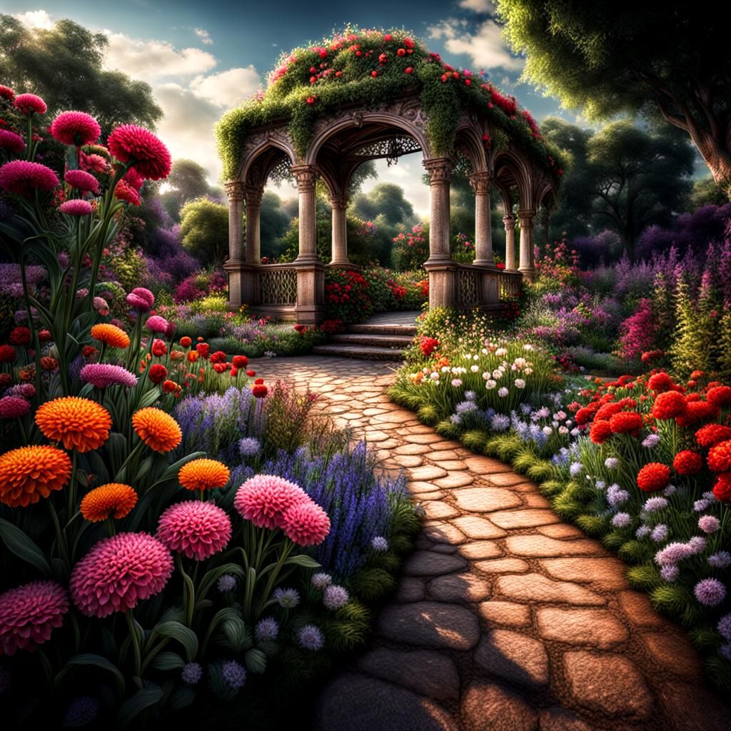 Secret flower garden