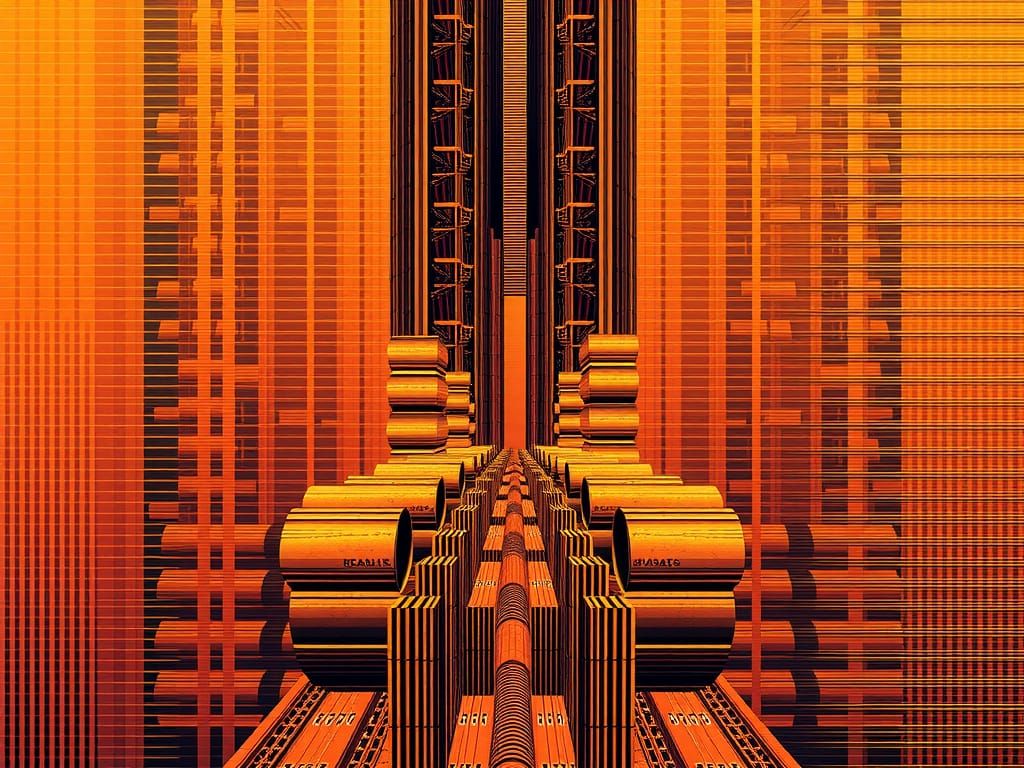 Cyberpunk Societal Glitches Visual Interference