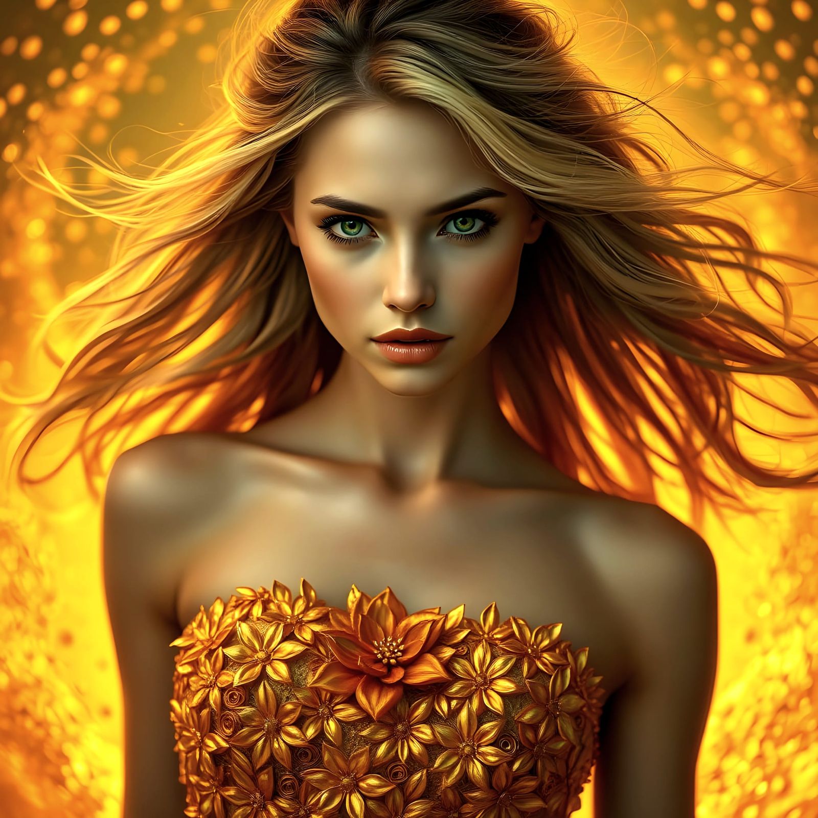 Ethereal Fantasy Portrait of a Goddess