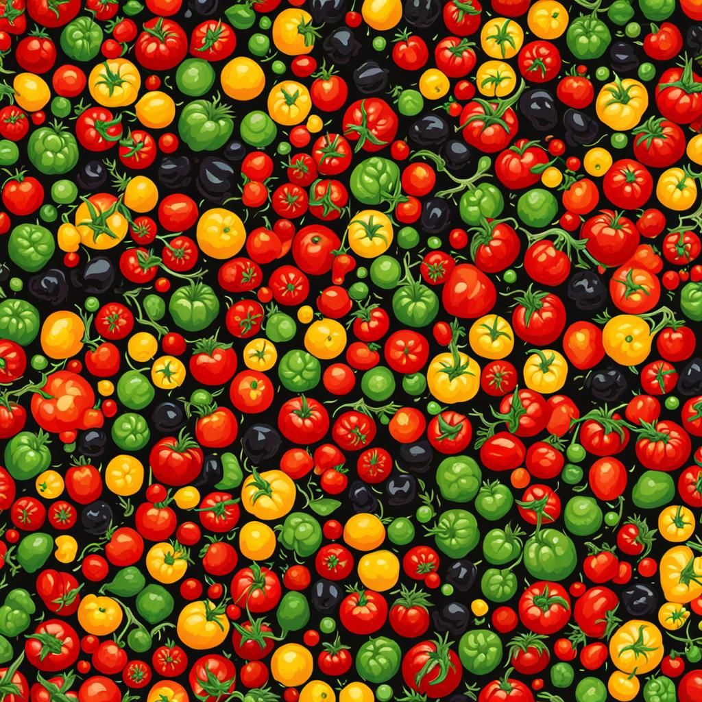 Close-Up of Decaying Rotten Tomatoes