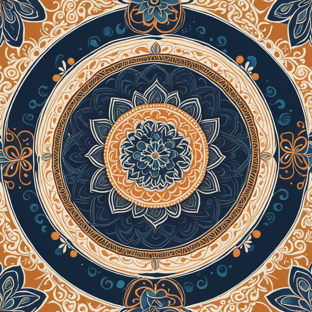 Surrealistic Tibetan Geometric Mandalas with Escher Precisio...