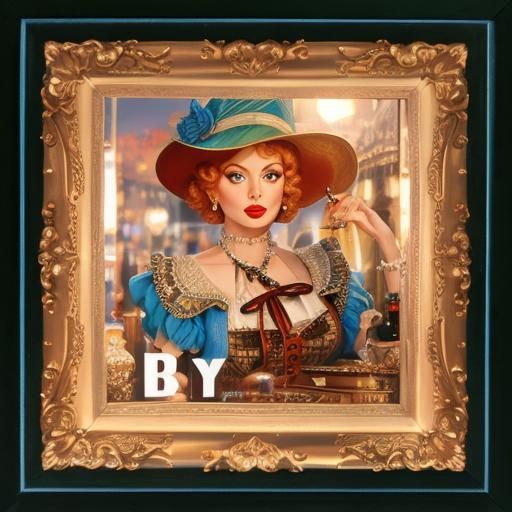 Photorealistic 3D Render of Lucille Ball