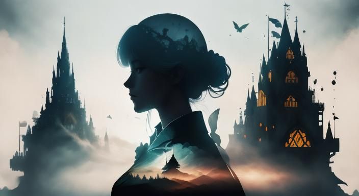 Mind Over Matter Double Exposure Portrait