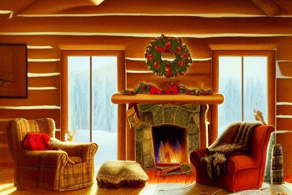 Cozy Christmas Cabin