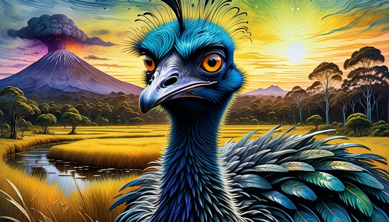 Bald Emu