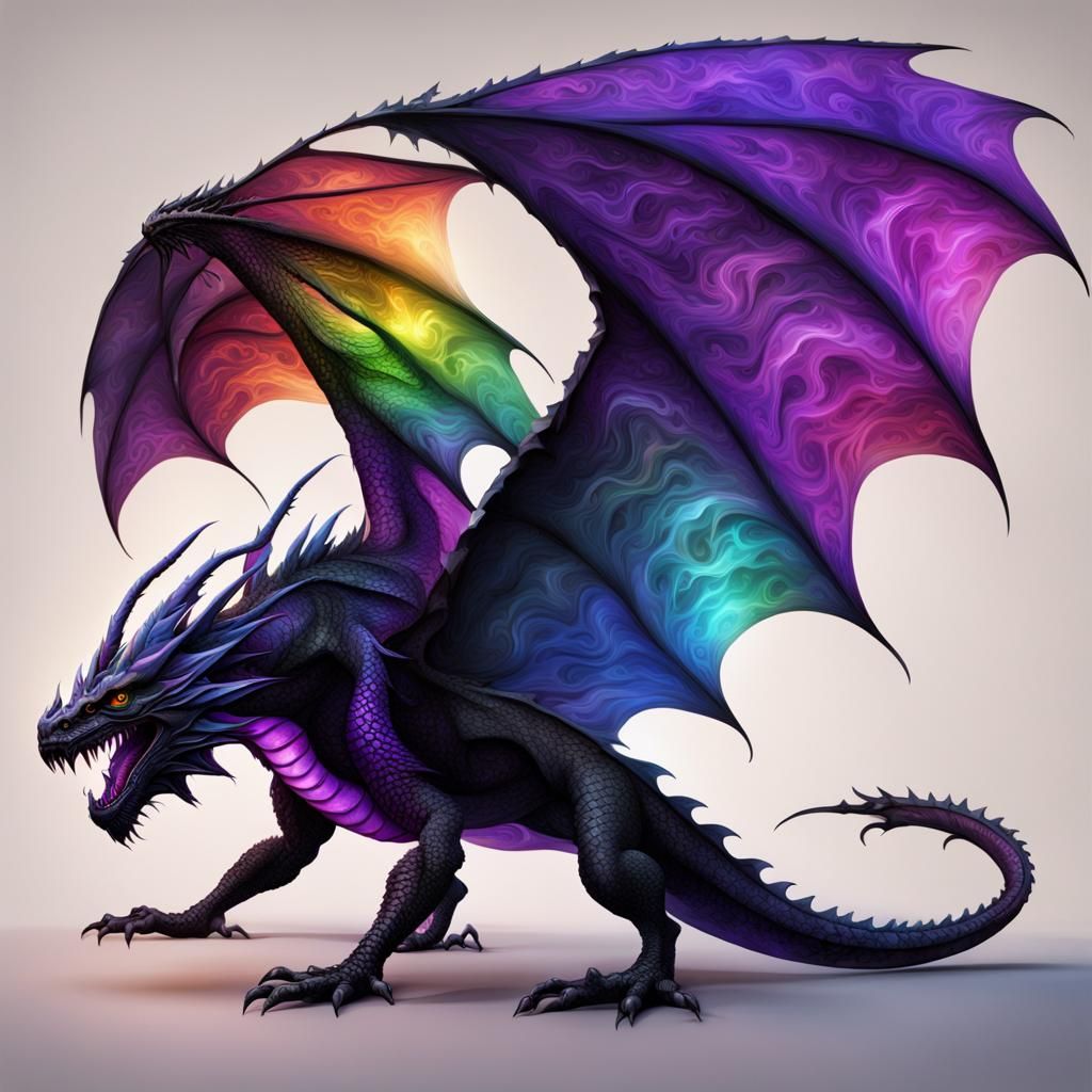 Chromatic Fractal Dragon of Mathematics