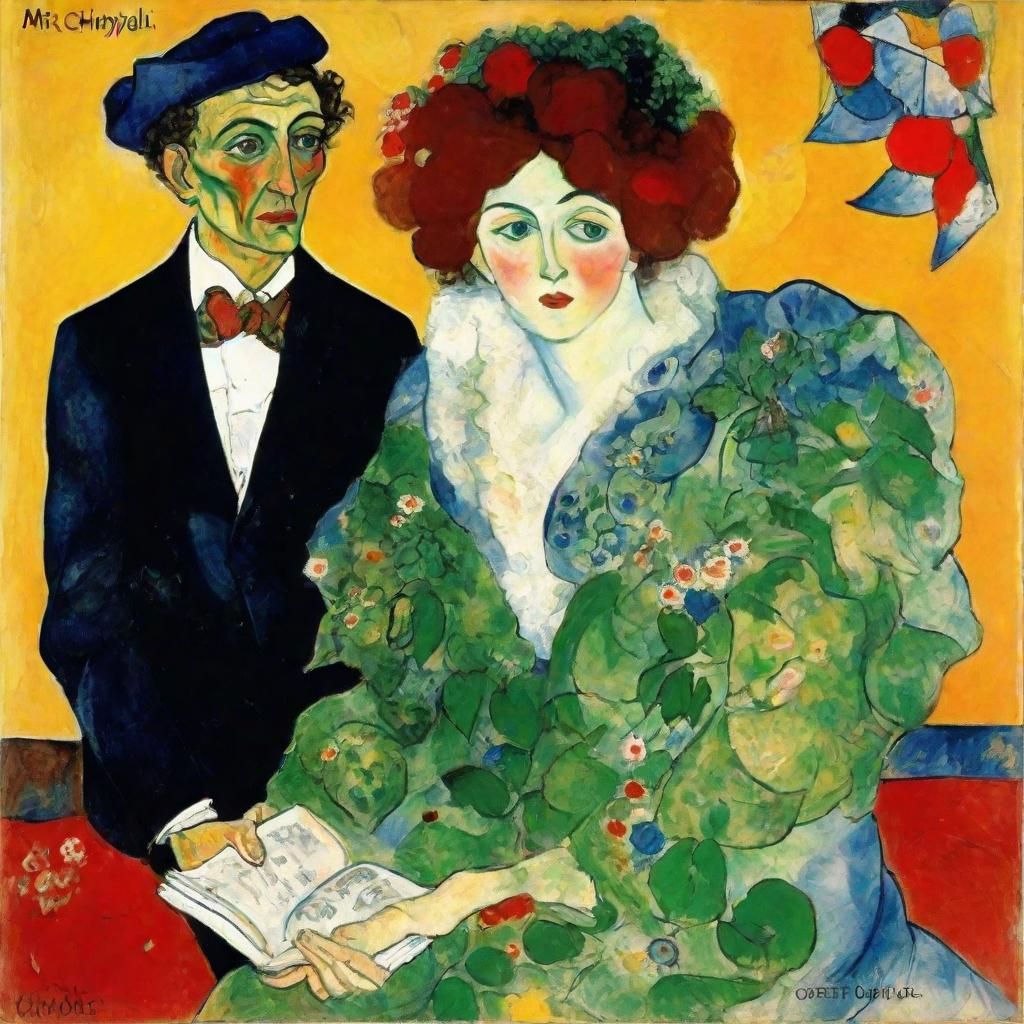 Scylla and Charybdis Cover in Expressionist Style