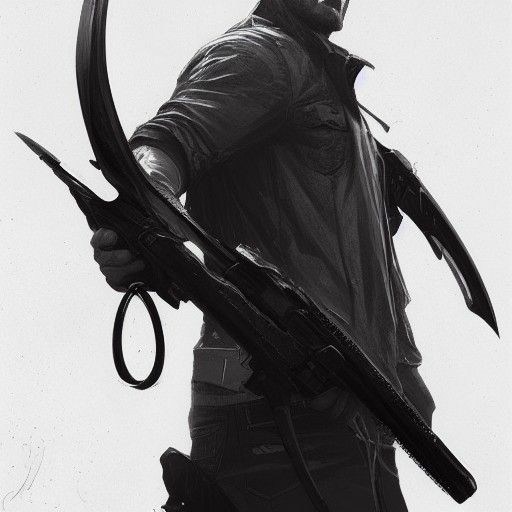 Jensen Ackles as Demon Hunter: Hyperdetailed Portrait