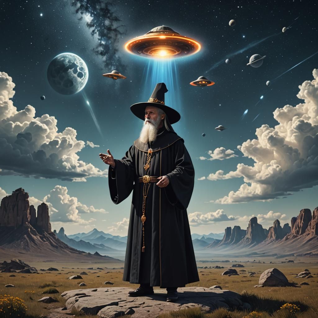 Pagan Priest and UFO Encounter