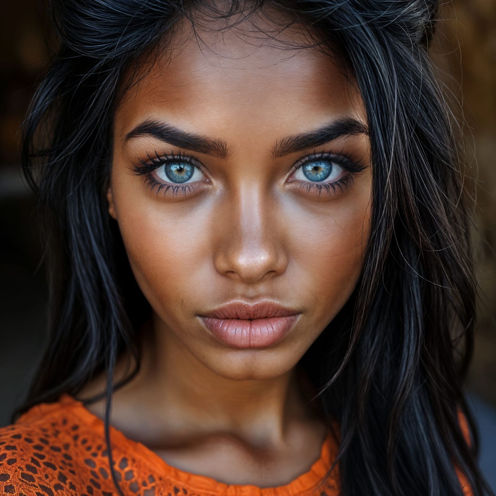 Realistic Portrait of a Gorgeous North African Woman