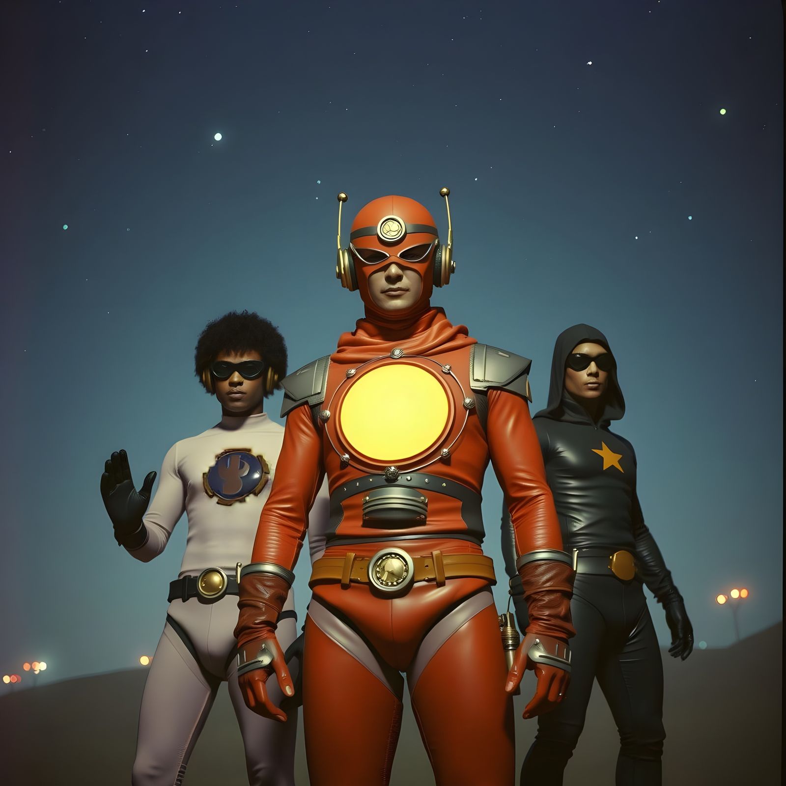 Occult Superhero Camp in Pastel Hues